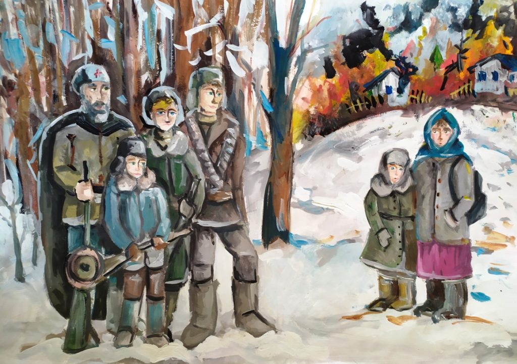 Поздравляем победителей областного конкурса рисунков проекта «Мое детство – война»!